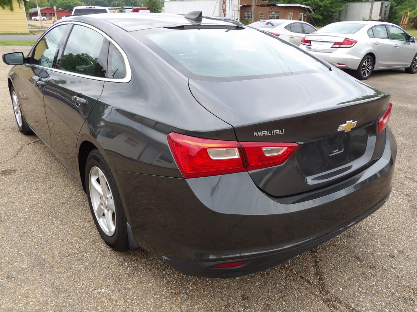 2017 Nightfall Gray Metallic /Black Chevrolet Malibu LS (1G1ZB5ST4HF) with an 1.5L L4 DOHC 16V engine, 6A transmission, located at 401 First NE, Bearden, AR, 71720, (870) 687-3414, 33.726528, -92.611519 - Photo#2