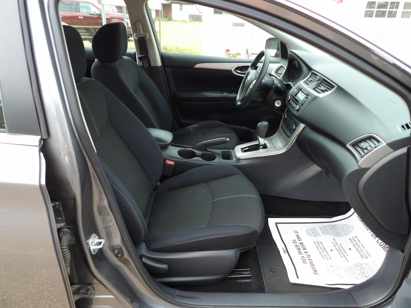 2015 Brilliant Silver /Black Nissan Sentra S 6MT (3N1AB7APXFY) with an 1.8L L4 SFI DOHC 16V engine, 6-Speed automatic transmission, located at 401 First NE, Bearden, AR, 71720, (870) 687-3414, 33.726528, -92.611519 - Photo#14