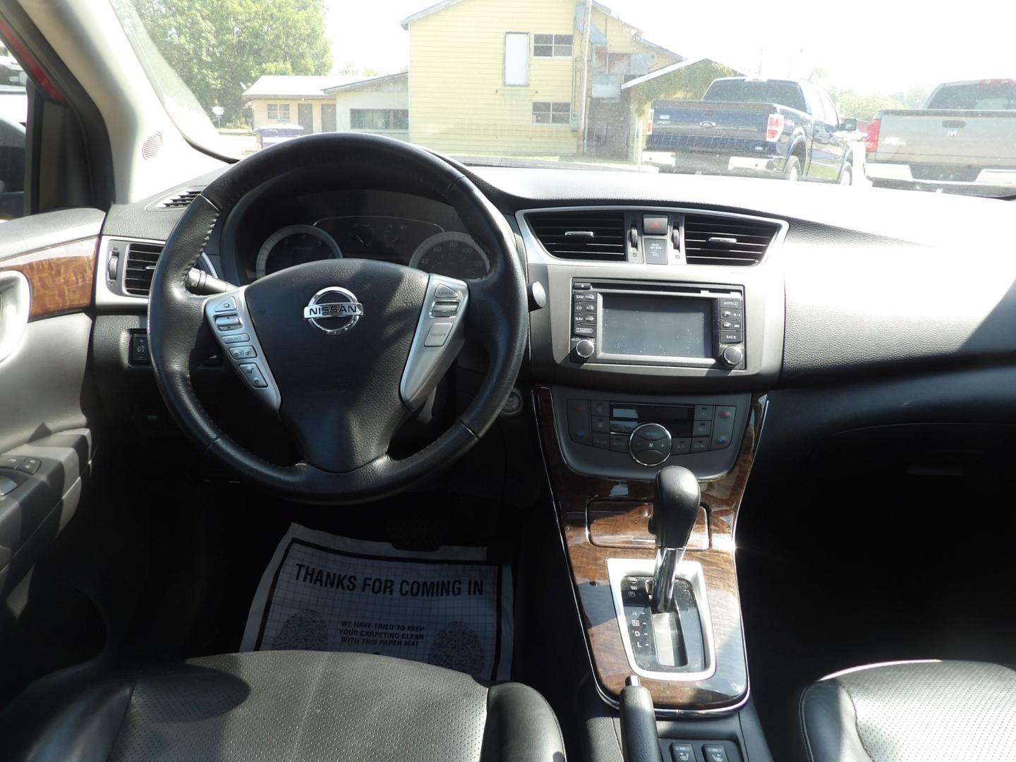 2014 Carmine Red Metallic /Black Nissan Sentra S 6MT (3N1AB7AP5EL) with an 1.8L L4 SFI DOHC 16V engine, 6-Speed Automatic transmission, located at 401 First NE, Bearden, AR, 71720, (870) 687-3414, 33.726528, -92.611519 - Photo#19