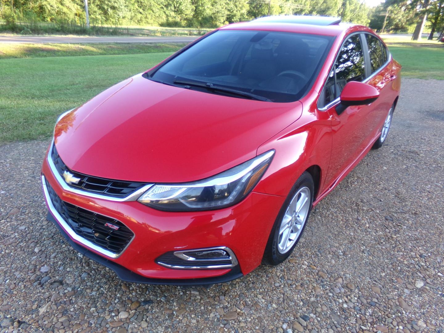 2016 Torch Red /Black Chevrolet Cruze LT (1G1BE5SM3G7) with an 1.4L Ecotec engine, automatic transmission, located at 401 First NE, Bearden, AR, 71720, (870) 687-3414, 33.726528, -92.611519 - Photo#0