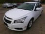 2014 White /Black Chevrolet Cruze 1LT Auto (1G1PC5SB4E7) with an 1.4L L4 DOHC 16V TURBO engine, 6-Speed Automatic transmission, located at 401 First NE, Bearden, AR, 71720, (870) 687-3414, 33.726528, -92.611519 - Photo#0