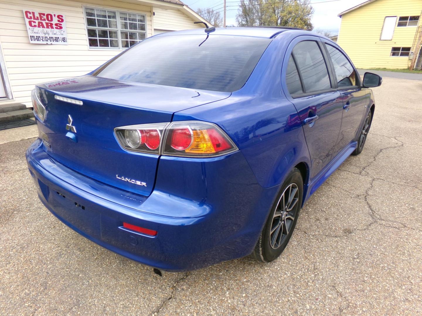 2017 Octane Blue Pearl /Black Mitsubishi Lancer ES 5M (JA32U2FU1HU) with an 2.0L L4 SOHC 16V engine, 5M transmission, located at 401 First NE, Bearden, AR, 71720, (870) 687-3414, 33.726528, -92.611519 - Photo#18